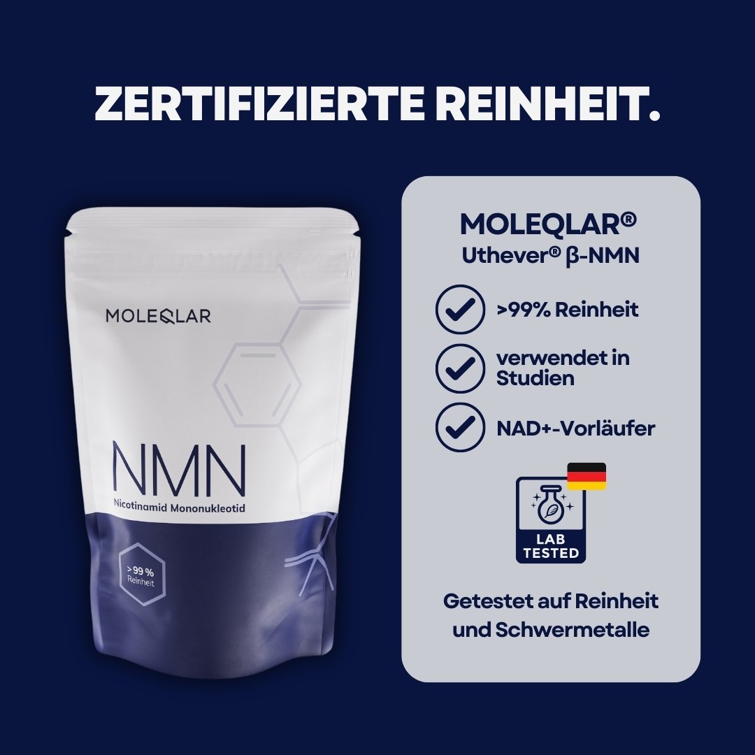 Uthever NMN von MoleQlar mit zertifizierter Reinheit