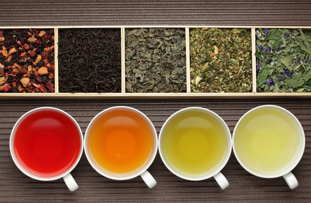 Black,tea,,green,tea,,fruit,tea,cups,/,tea,assortment