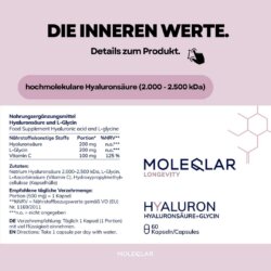 Hyaluron Glycin Vitaminc Haut Moleqlar 1